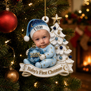 Baby First Year - Real 3D Raised Ornament