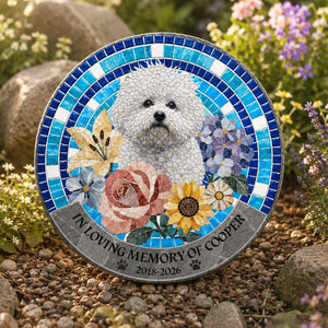 Rainbow Bridge Memorial Garden Stone – Custom Pet Memorial