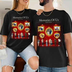 Story of Us Museum of Love Tee Personalized Anniversary Museum of Memories Shirt For Couple