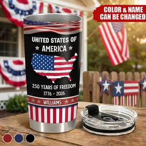 America 250 Legacy - Personalized Custom Tumbler