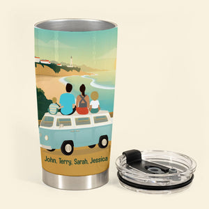 Making Memories One Campsite At A Time - Personalized Tumbler - Gift For Family, Camping