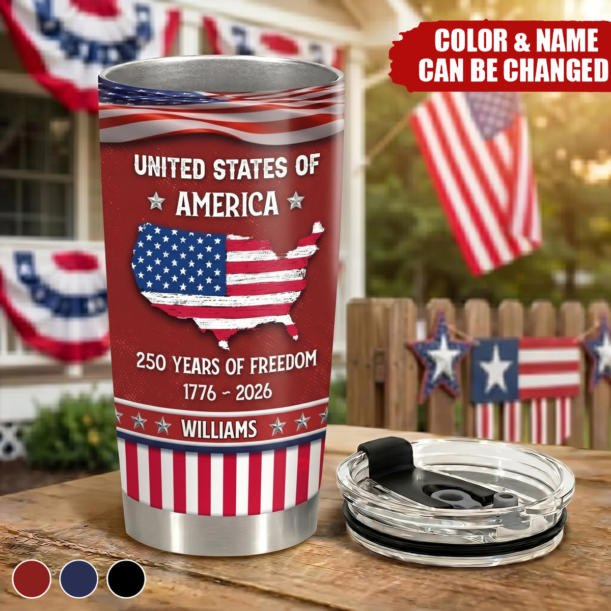 America 250 Legacy - Personalized Custom Tumbler
