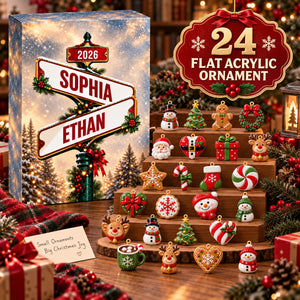 Our Love Advent Calendar 2026 - 24 Day Spirits Countdown, Acrylic Charms Blind Box - Gift For Family