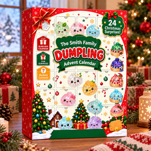 Dumpling Advent Calendar 2026 - 24 Day Spirits Countdown, Acrylic Charms Blind Box - Gift For Family
