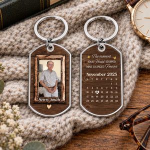 Personalized Photo Keychain - Sympathy Gift For Family - Your Love Remains