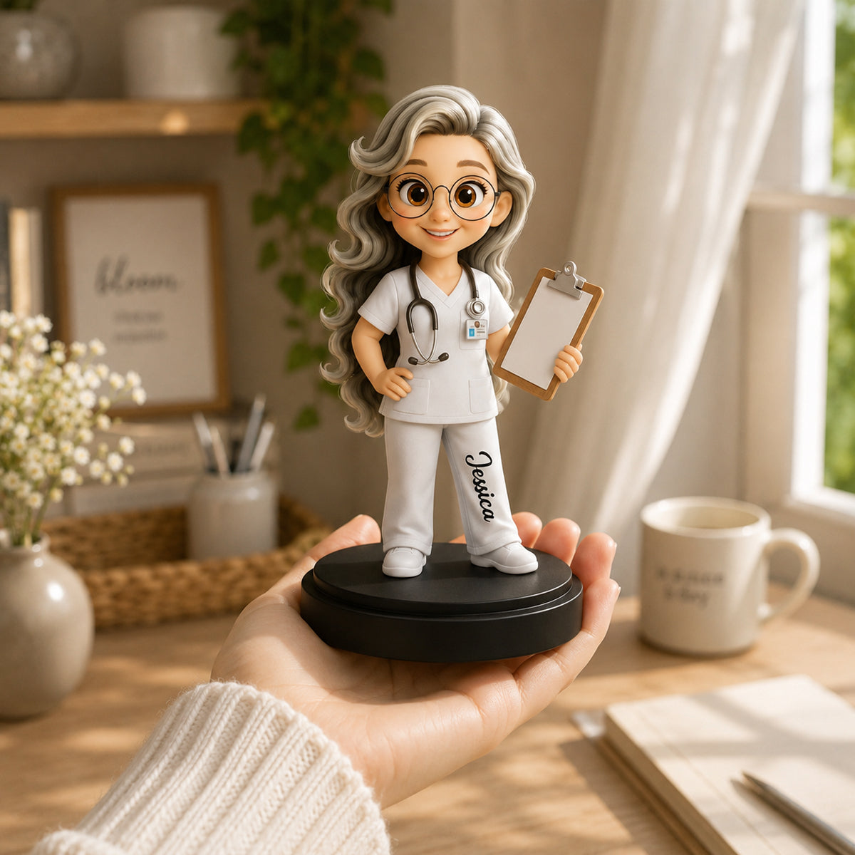 To My Favorite Nurse, Personalized 3D Figurine, GIft for Nurses