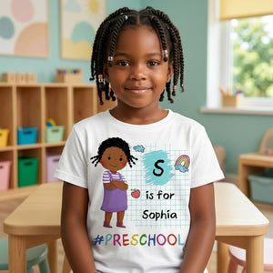 Custom Name Back To School Kid - Personalized Shirt