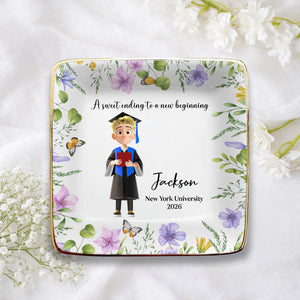 A New Beginning Personalized Jewelry Dish