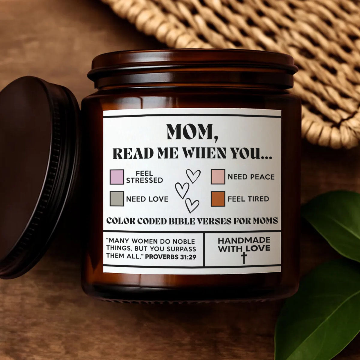 Mom Read Me When You - Personalized Scented Candle