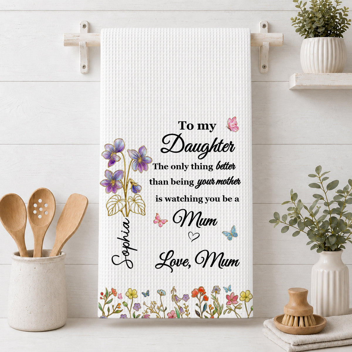 My Amazing Daughter - Personalized Kitchen Towel