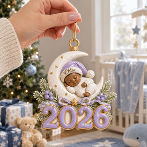 Our Greatest Blessing Ever Baby's 1st Christmas Newborn Ornament- Real 3D Raised Ornament