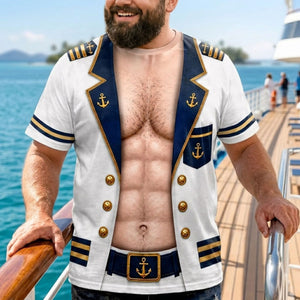 Captain Of Chaos - Custom Funny T-shirt For Men