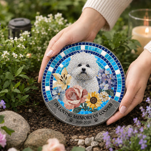 Rainbow Bridge Memorial Garden Stone – Custom Pet Memorial