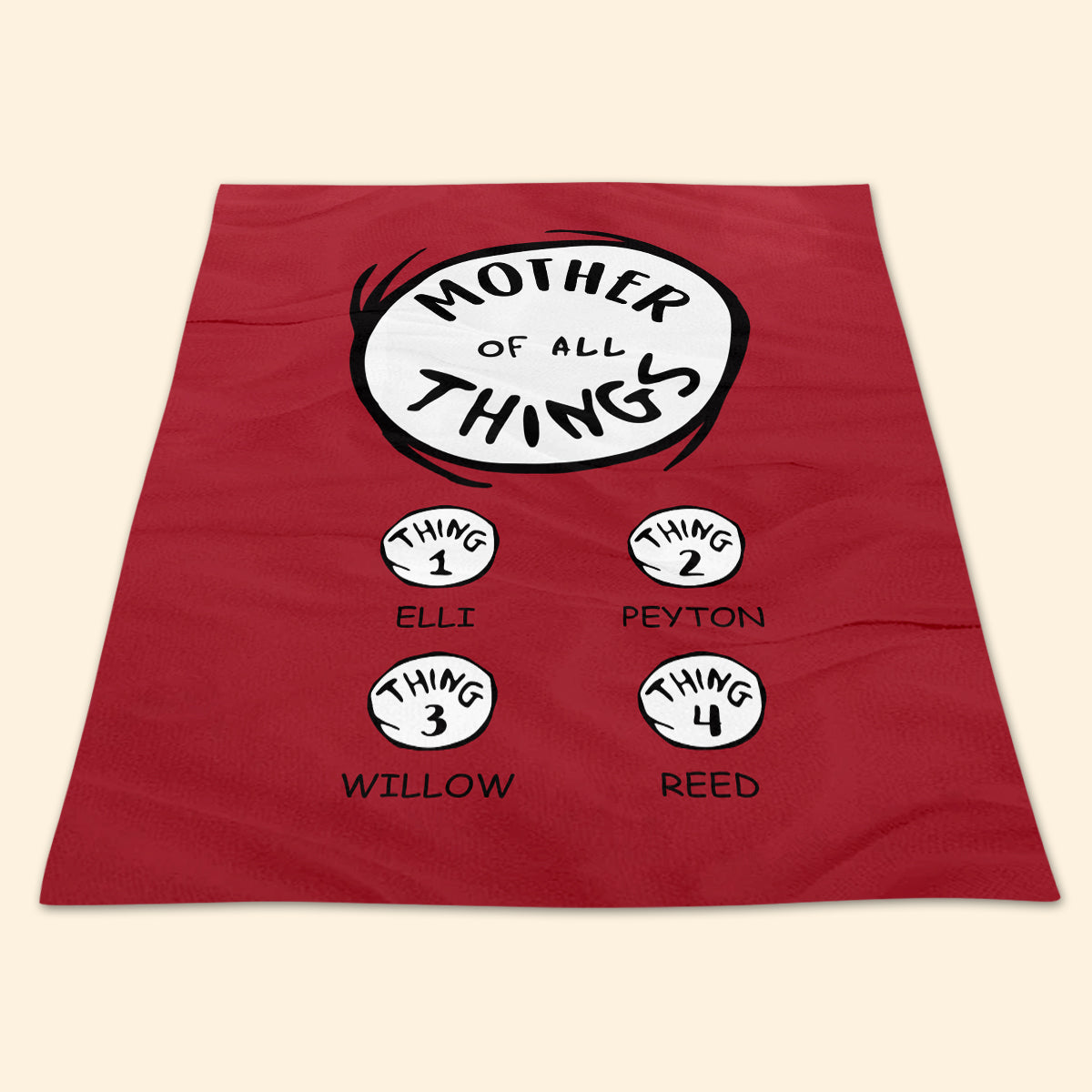 Mother Of All Things - Personalized Blanket - Mother's Day, Birthday Gift For Mother, Grandma