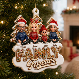 Personalized Christmas Birthday Gifts  - Linked By Love - Real 3D Raised Ornament