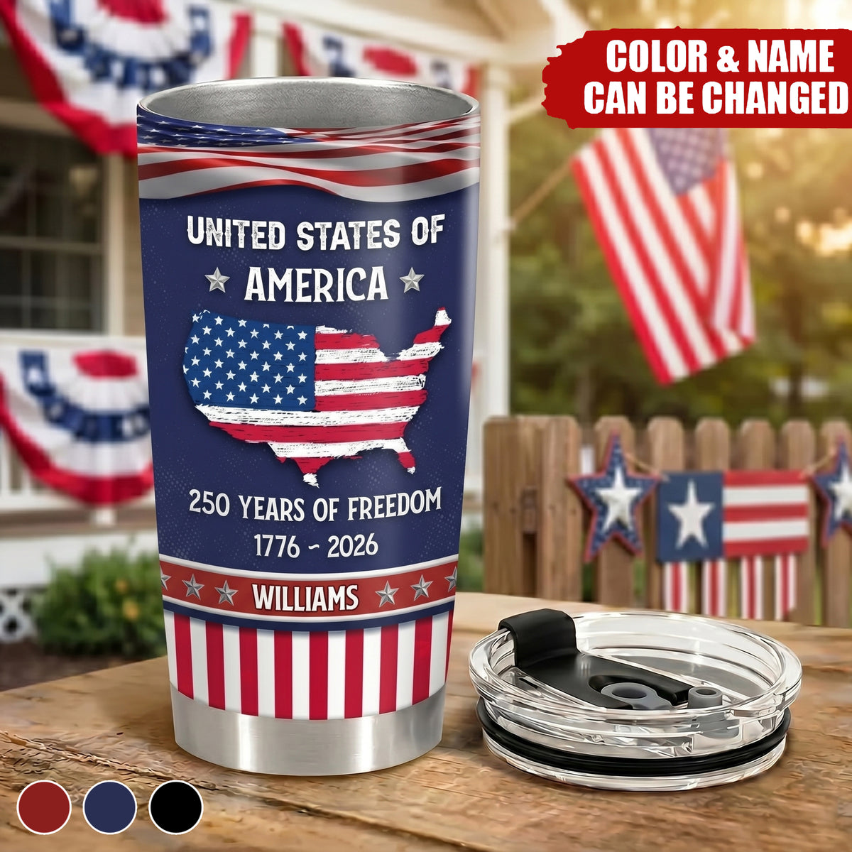 America 250 Legacy - Personalized Custom Tumbler