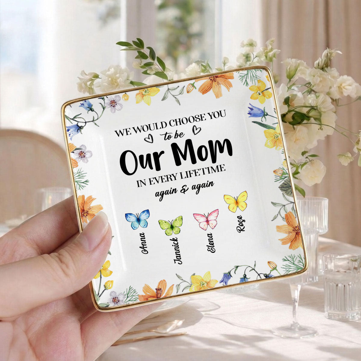 In Every Lifetime - Personalized Photo Jewelry Dish