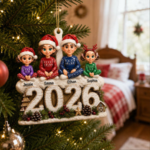 Together Makes Every Moment Better - Family Ornament - Real 3D Raised Ornament