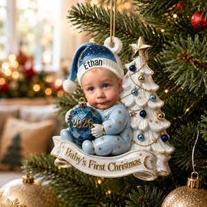 Baby First Year - Real 3D Raised Ornament