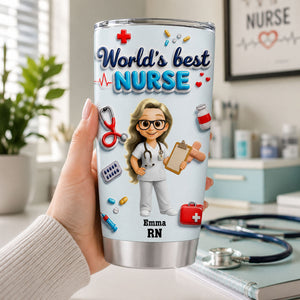 I Am A Nurse - Personalized Stainless Steel Tumbler