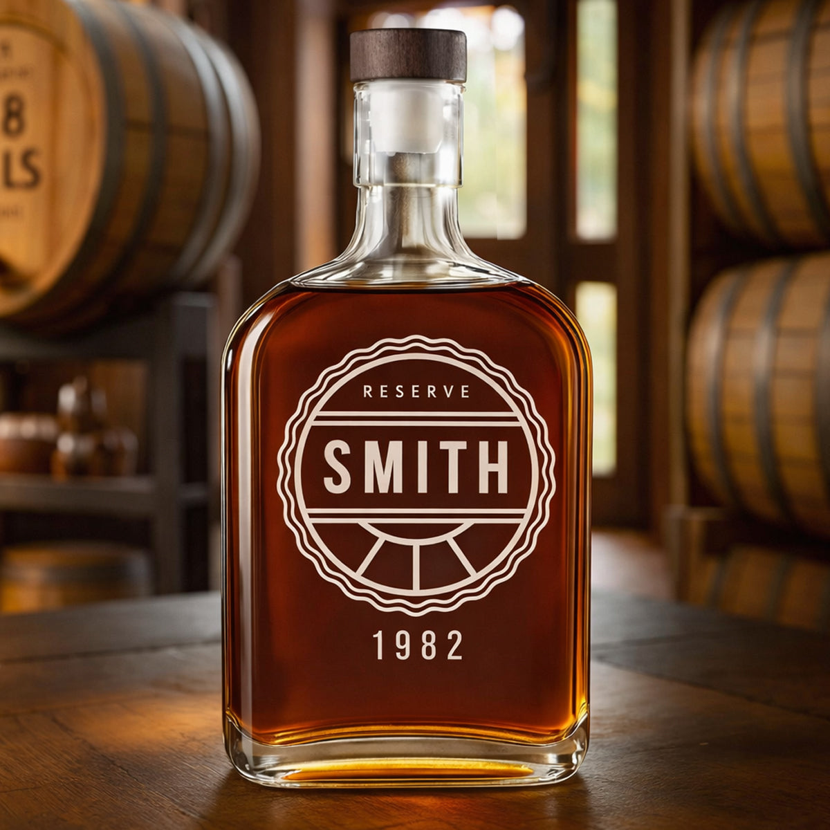 Barware For Him - Custom Gifts for Dad - Christmas Gift - Personalized Whiskey Bottle Boyfriend Gift, Groomsmen Gifts