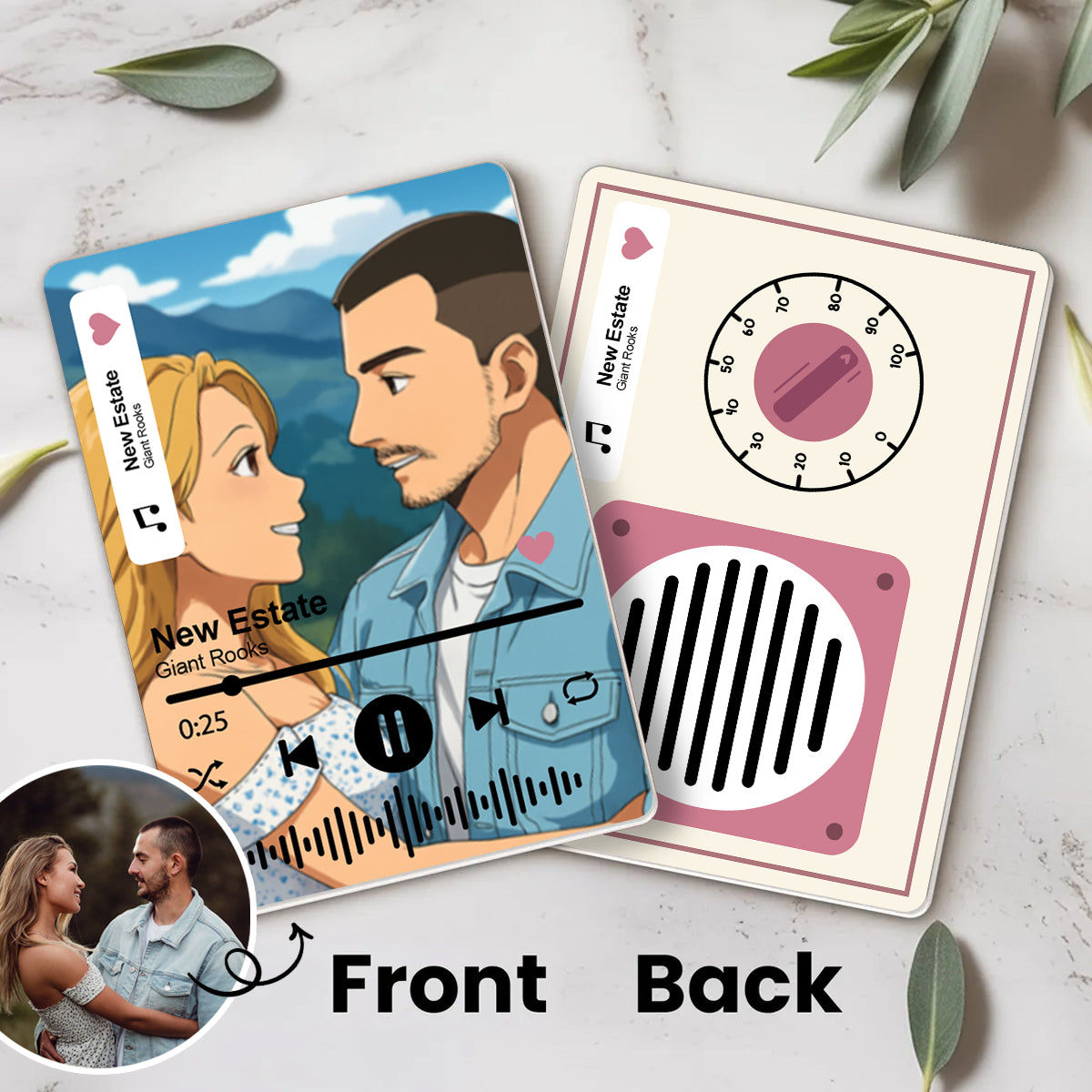 Mini Love Radio - Personalized Poke Card