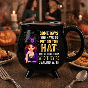 Sassy Witch – Personalized Halloween Cauldron Mug - Halloween Decoration
