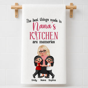 The Best Things Made In Grandma Kitchen - Personalized Custom Kitchen Towel