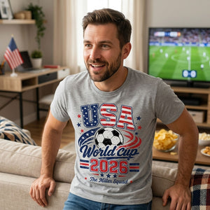 USA World Cup 2026 Family Personalized Matching Shirts - Patriotic USA Soccer Tees