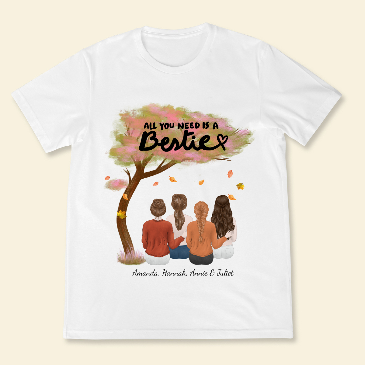 All You Need Is A Bestie - Personalized Shirt - Gift For Bestie, Best Friend, Fall Season banner2_f3491b8b-2bd7-486c-9286-d74a66f537ec.png