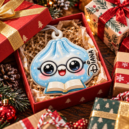 Cute Dumplings Family Christmas Funny Keepsake - Personalized Real 3d Ornament - Christmas Gift for Family