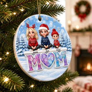 Gifts For Mom, Grandma - Mom Holds It All Together - Real 3D Raised Ornament