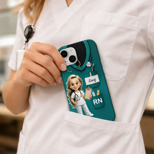 Personalized Custom Phone Case - Birthday, Nurse's Day Gift For Nurse - Nurse Life