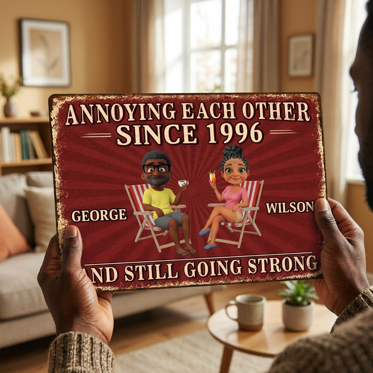 Annoying Each Other Since - Custom Home Decor Metal Sign