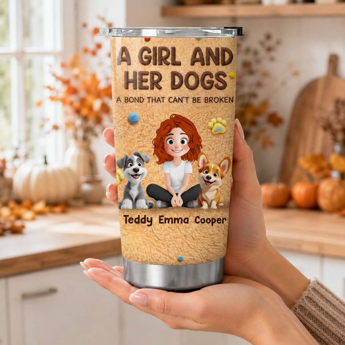My Lovely Dog - Personalized Tumber - Gift For Dog Lovers