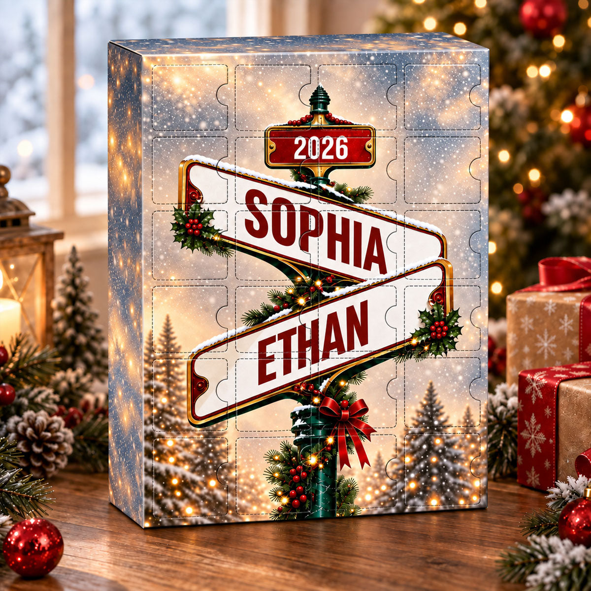 Our Love Advent Calendar 2026 - 24 Day Spirits Countdown, Acrylic Charms Blind Box - Gift For Family