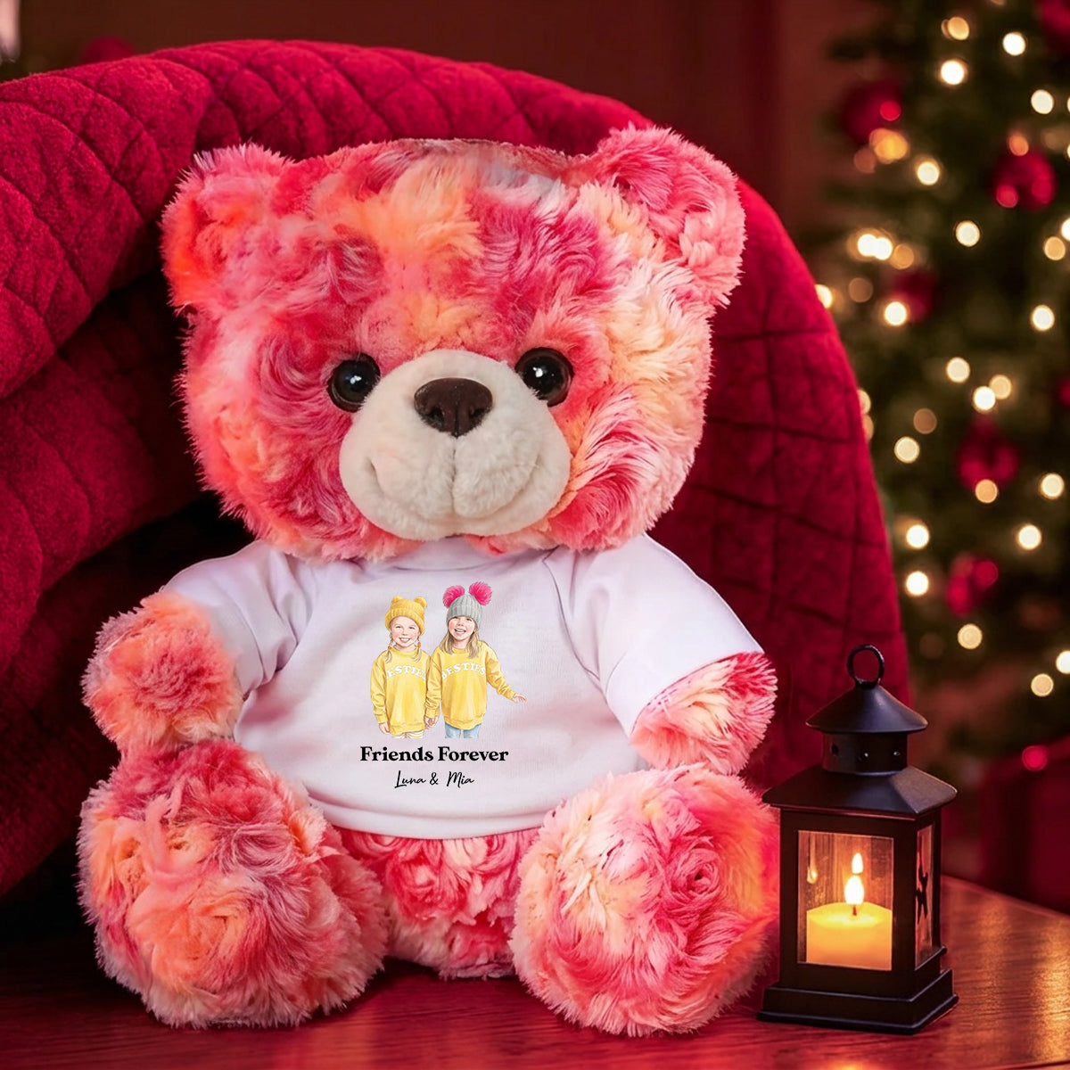 Friends Forever Teddy Bear - Birthday Personalized Teddy Bear