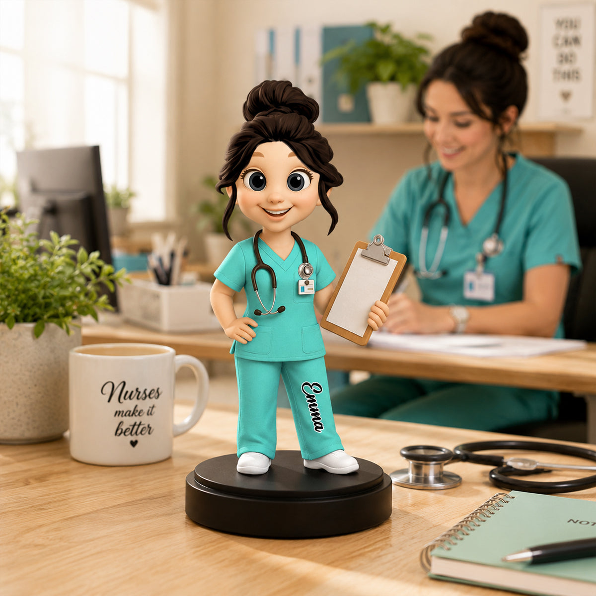 To My Favorite Nurse, Personalized 3D Figurine, GIft for Nurses