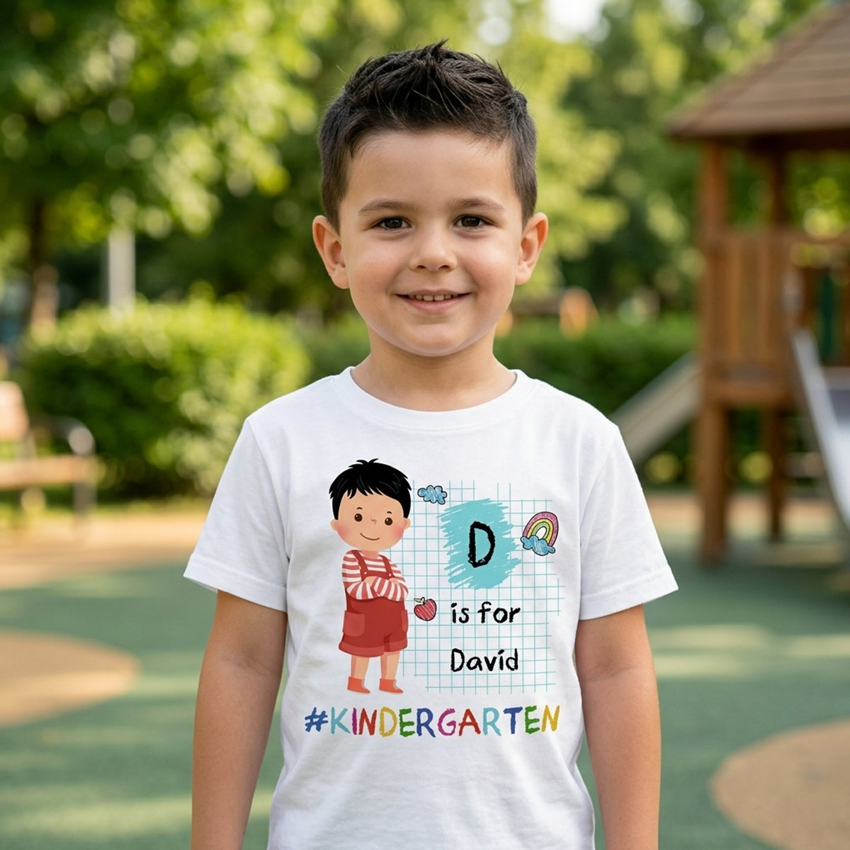 Custom Name Back To School Kid - Personalized Shirt