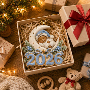 Our Greatest Blessing Ever Baby's 1st Christmas Newborn Ornament- Real 3D Raised Ornament