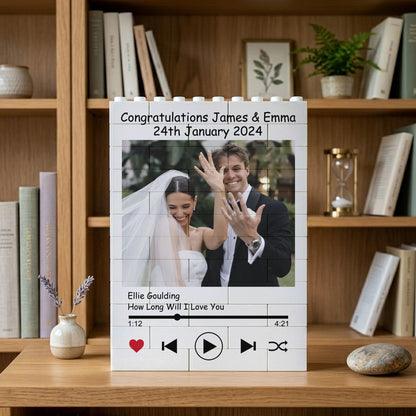 The Song That Tells Our Story - Personalized Building Brick Puzzle