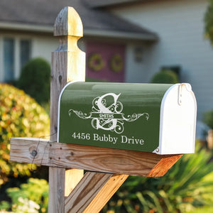 Family Name Monogram - Personalized Mailbox Cover