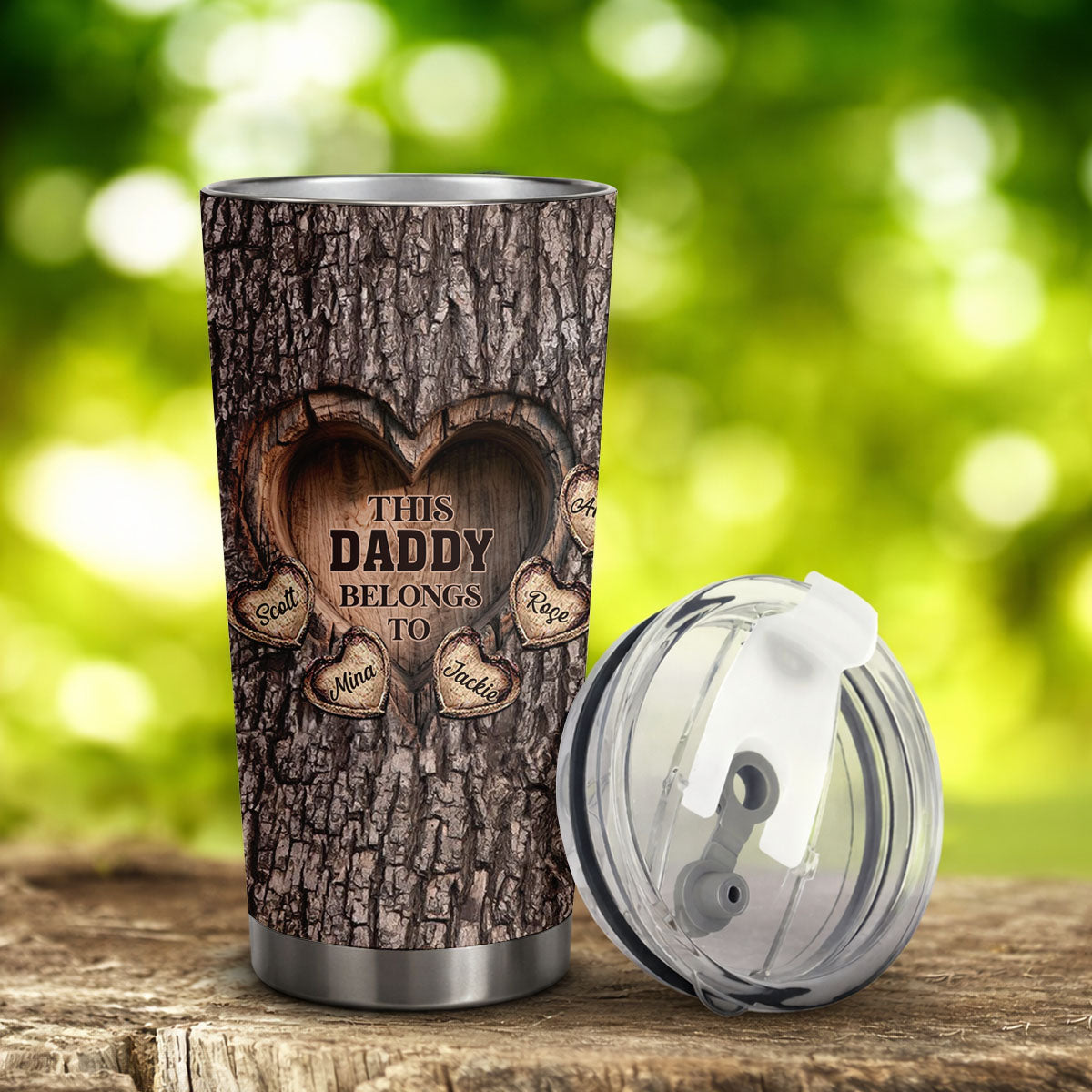 This Daddy Belongs To - Personalized Tumbler