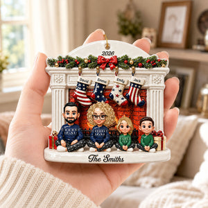 Our Family Christmas 250 Years Of Freedom - Christmas Gifts - Real 3D Raised Ornament