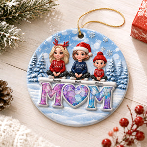 Gifts For Mom, Grandma - Mom Holds It All Together - Real 3D Raised Ornament