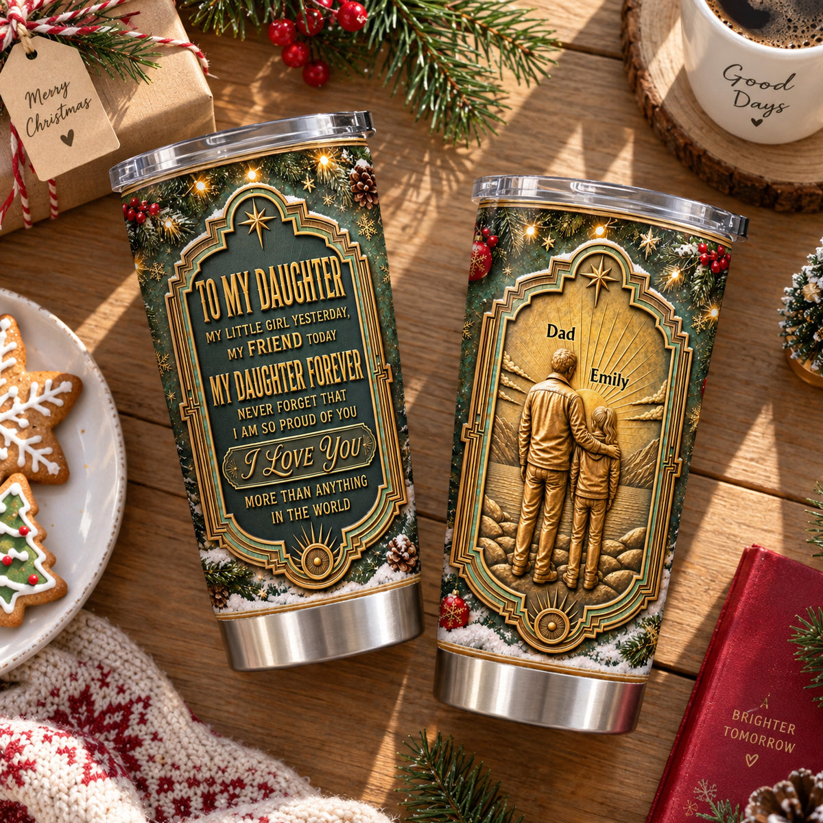 I Am So Proud Of You - Personalized 3D Effect Tumbler