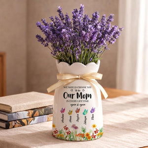 A Heart Full Of Love - Personalized Flower Vase