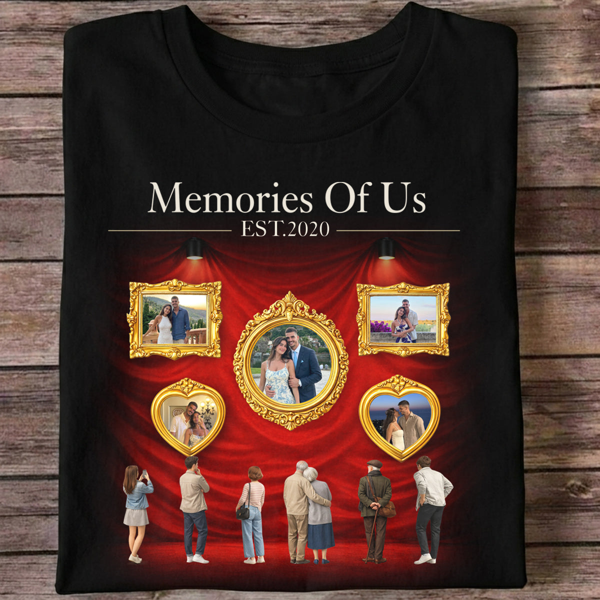 Story of Us Museum of Love Tee Personalized Anniversary Museum of Memories Shirt For Couple