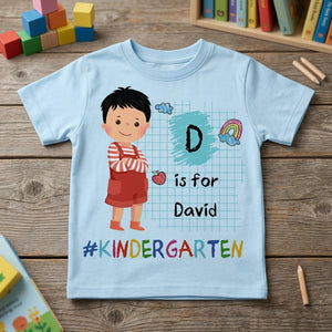 Custom Name Back To School Kid - Personalized Shirt