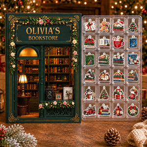 Book Lovers Advent Calendar 2026 - 24 Day Spirits Countdown, Acrylic Charms Blind Box - Gift For Family
